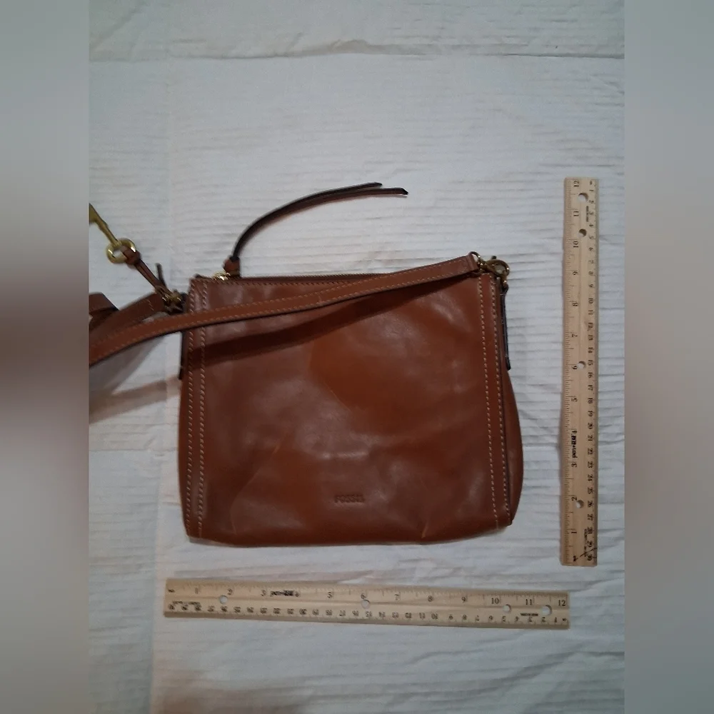 Fossil Brown Crossbody Bag